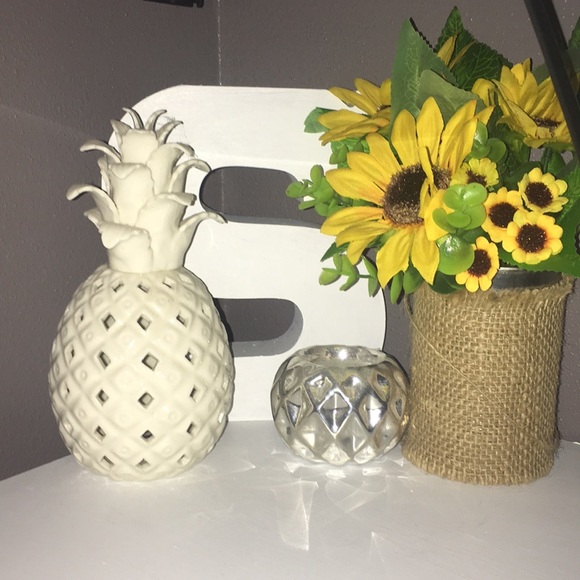 Other Ceramic Pineapple Decor Poshmark